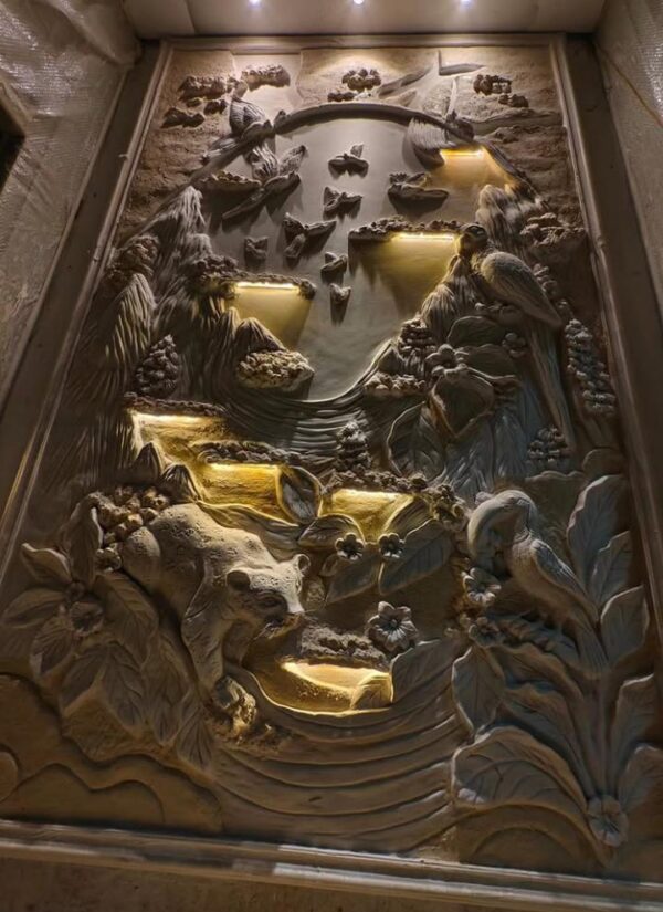 Nature-Inspired 3D Wall Mural