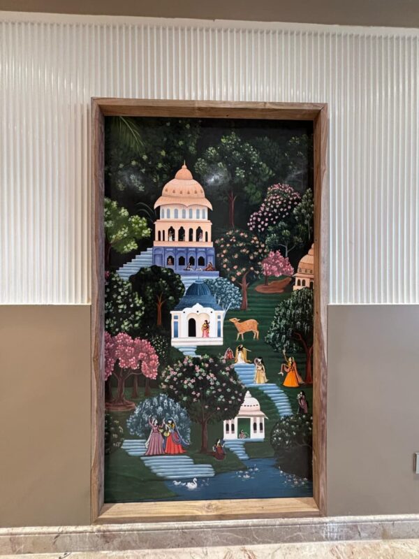 Heritage Garden Scenic Wall Painting
