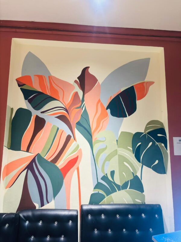 Pastel Botanical Statement Mural