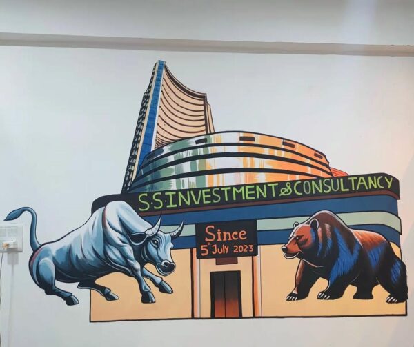 Bull & Bear Financial Wall Artwork
